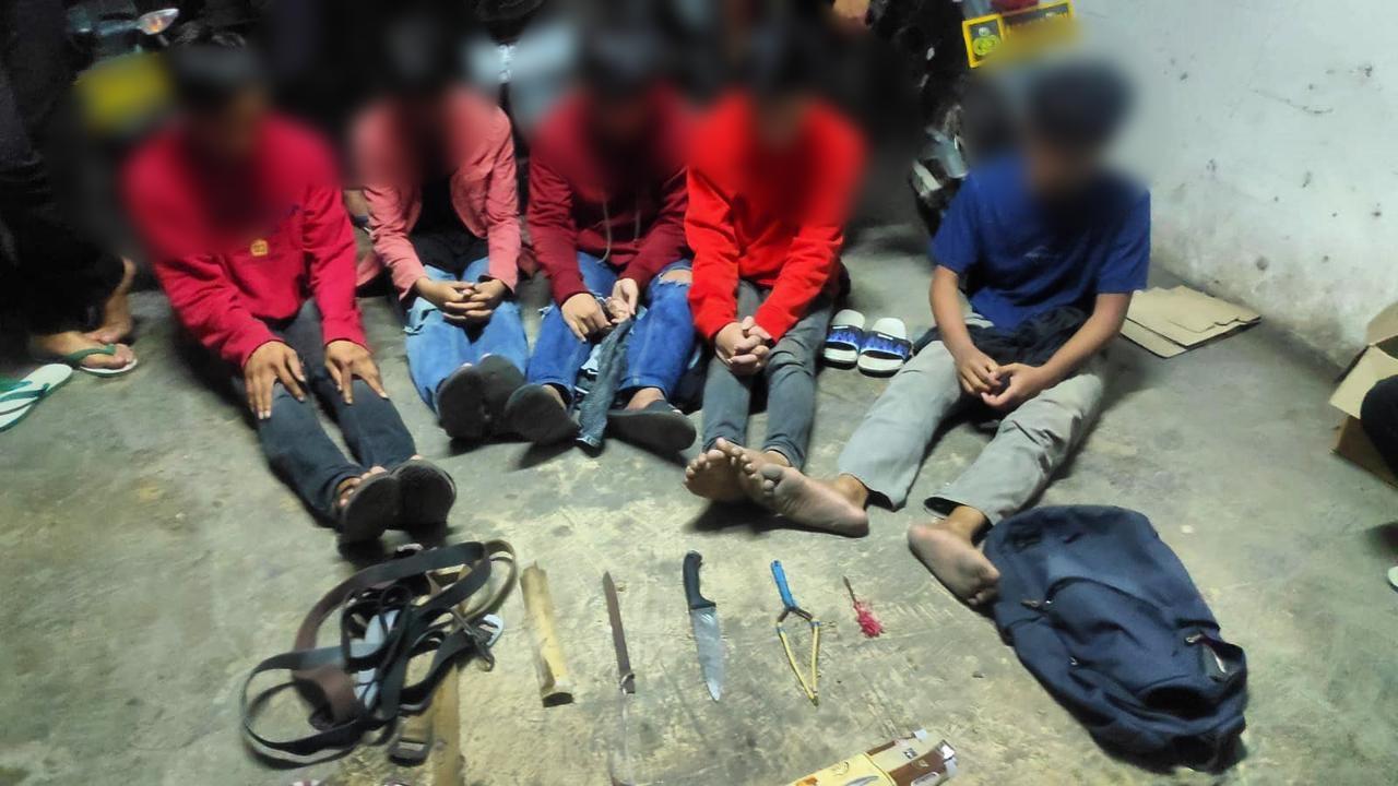 Polisi Ringkus 5 Remaja yang Hendak Serang Pemukiman Warga, Kedapatan Bawa Busur