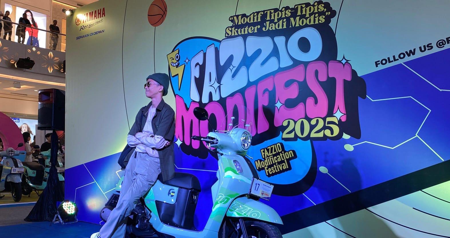 Puluhan Peserta Adu Modifikasi Yamaha Fazzio di Fazzio Modifest 2025 TSM Makassar
