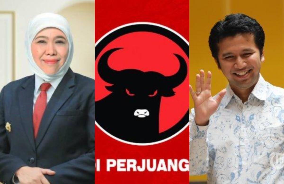 Manuver PDIP Bujuk Khofifah Tinggalkan Emil Dardak di Pilgub Jatim, Siapkan 5 Cawagub Potensial