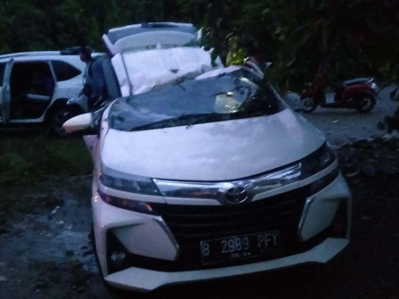Penampakan Avanza Tertimpa Pohon Kapuk di Togo Luwu Timur, Sopir Dirujuk di RS Primaya PT Vale