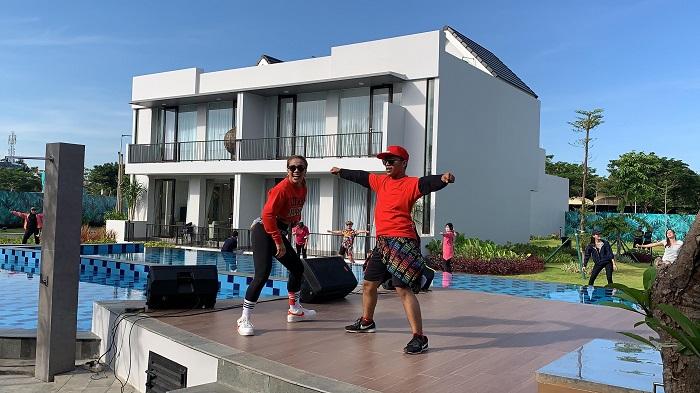 Intip Serunya Senam Zumba di The Mutiara Lagoon