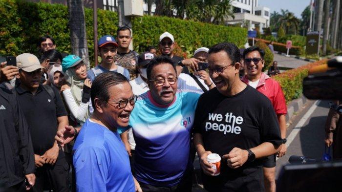 Pembahasan Pramono - Rano Karno dan Anies saat Bertemu Pagi-pagi, Paslon Gubernur Jakarta Senang