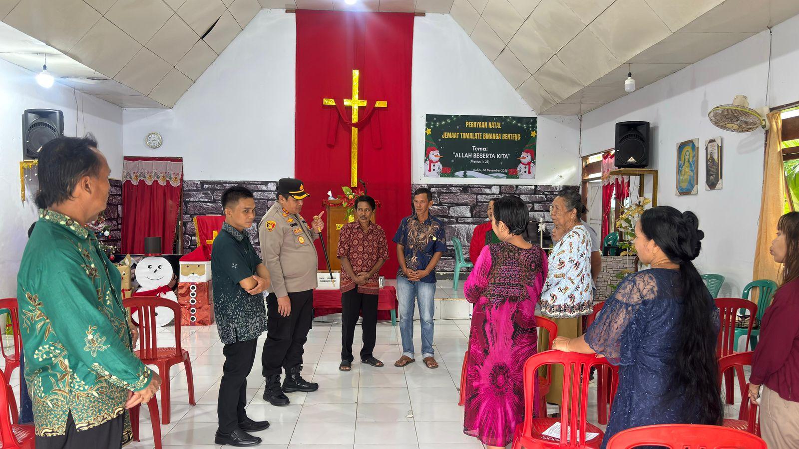 Kapolres Selayar Pastikan Ibadah Natal 2025 Aman dan Tertib