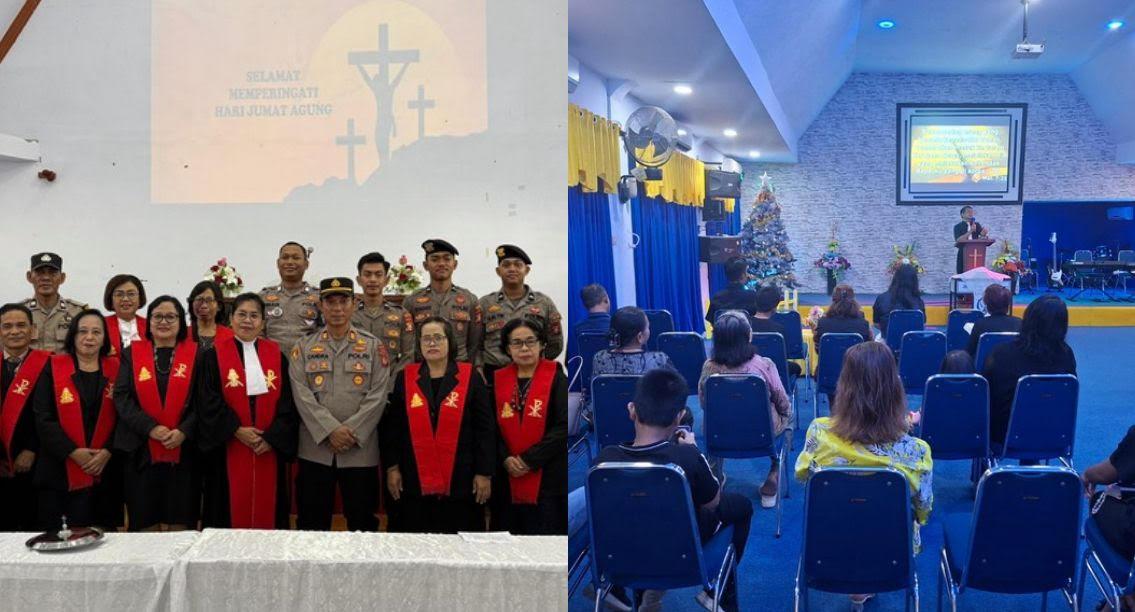 Dua Gereja di Wajo Dijaga Polisi saat Jumat Agung