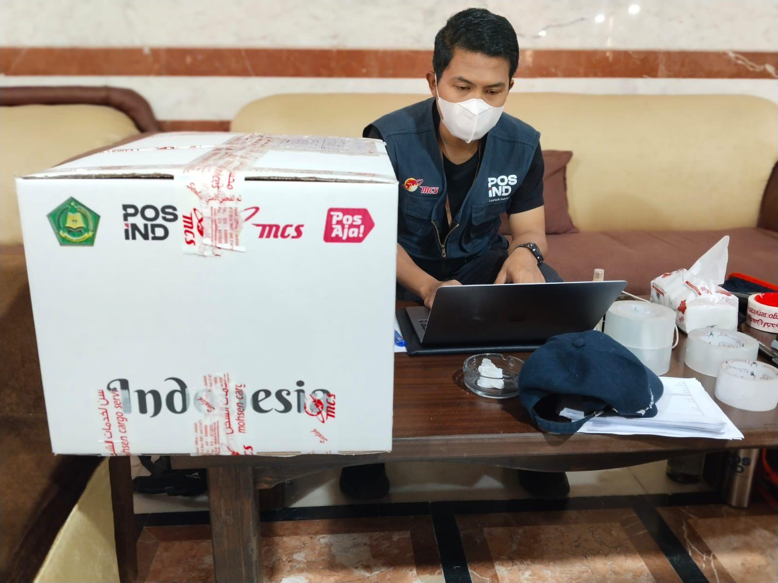 Sambut Animo Jemaah Beli Oleh-oleh Sebanyak-banyaknya, PT Pos Siap Kirim ke Kampung