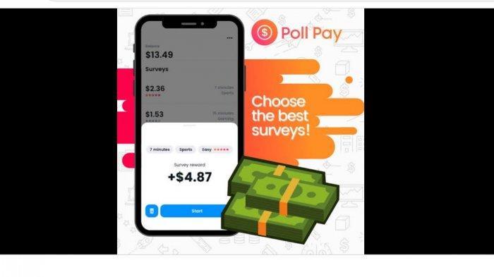 Download Aplikasi Penghasil Cuan Pollpay, Tak Cuma Dapat Uang dari Isi Survei