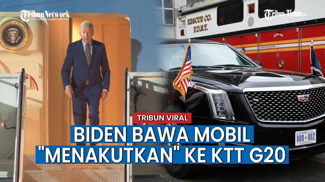 Ini Keistimewaan The Beast, Mobil Kepresidenan AS yang Dipakai Joe Biden Hadiri KTT G20 di Bali