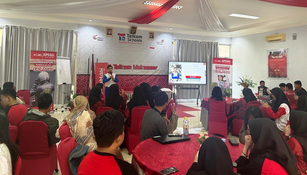 Astra Motor Sulsel Gelar Edukasi Safety Riding untuk Siswa SMK Telkom Makassar