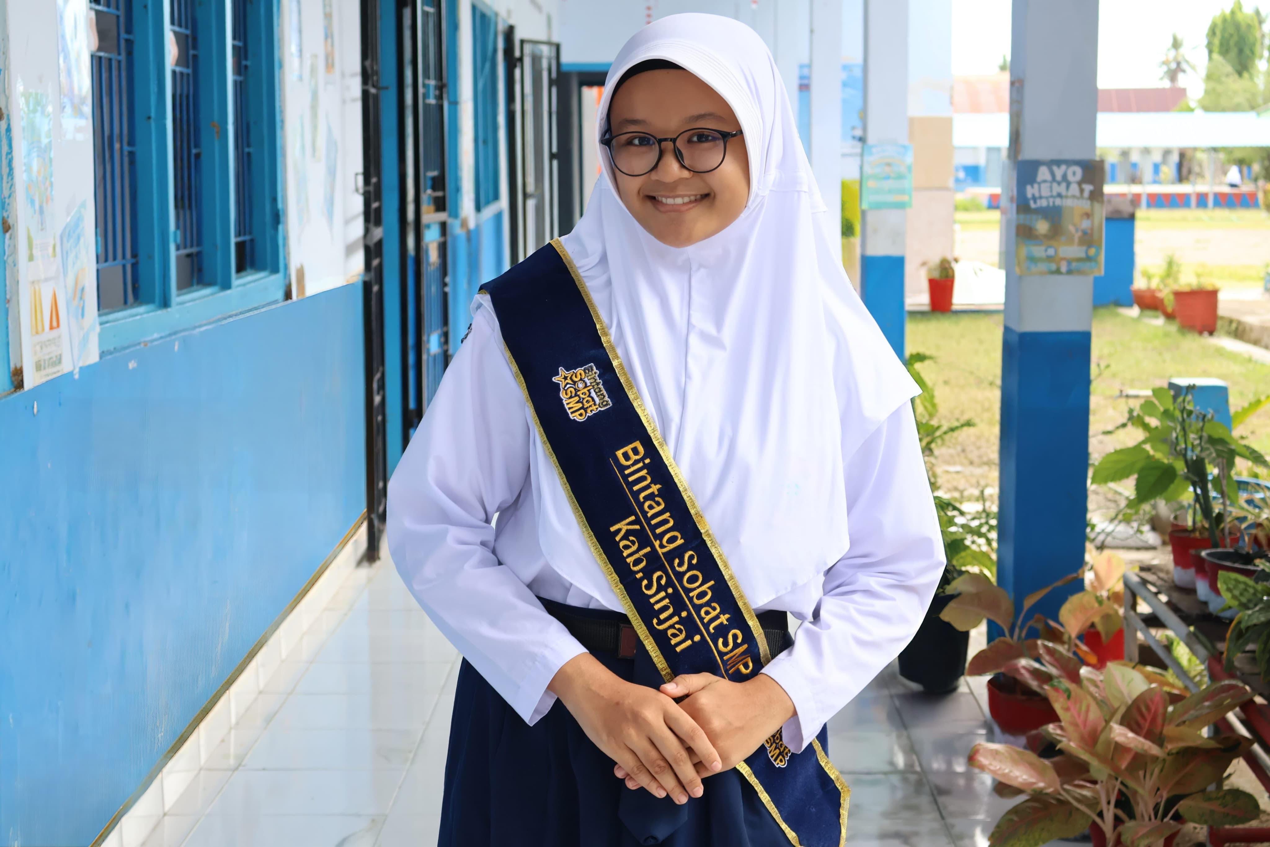 Profil Salsabila, SiswI SMP Negeri 7 Sinjai Masuk Finalis Duta Pendidikan SulselBar