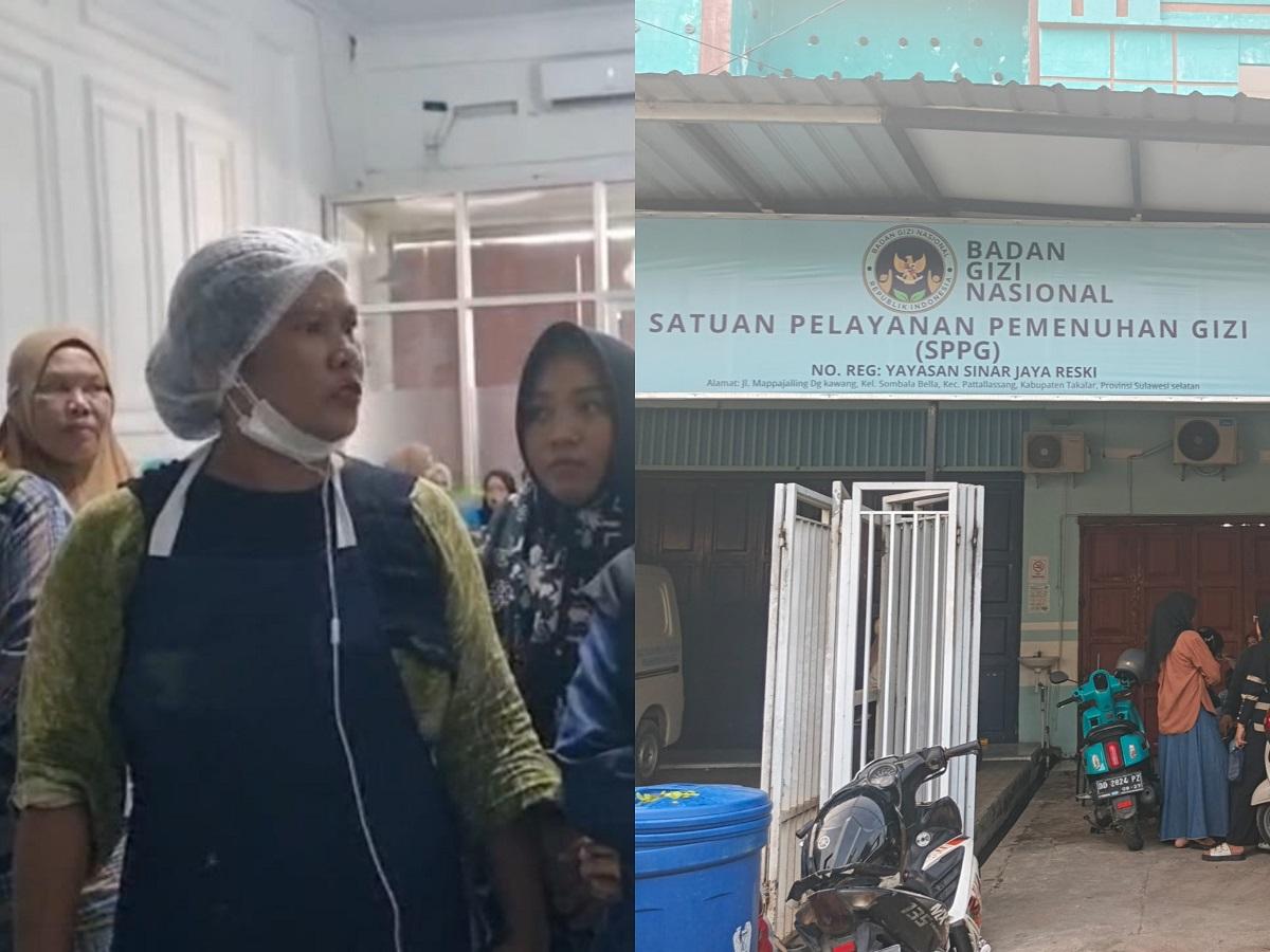 Viral Relawan Dapur MBG Takalar Tolak Pemotongan Gaji Rp30 Ribu