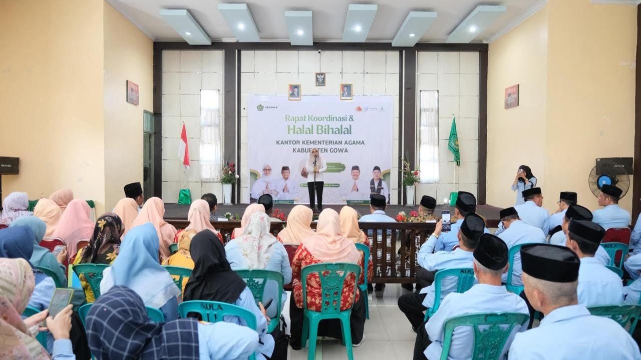 Halalbihalal Kemenag Gowa, Husniah Talenrang Tekankan Peran Penyuluh Agama