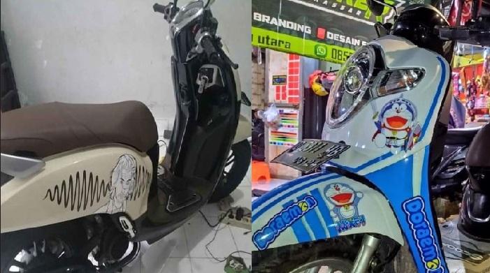 Modifikasi Motor Honda Scoopy Pakai Stiker, Solusi Hemat Tapi Keren untuk Gen Z