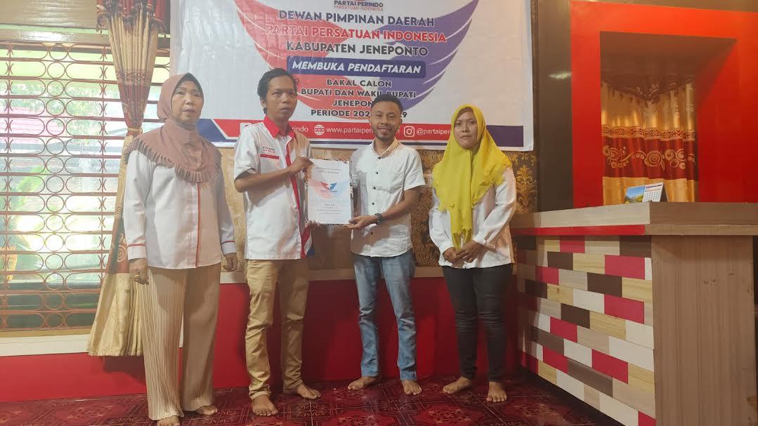 Perindo Buka Penjaringan Bacakada Pilkada Jeneponto 2024, Muhammad Syarif Daftar Pertama