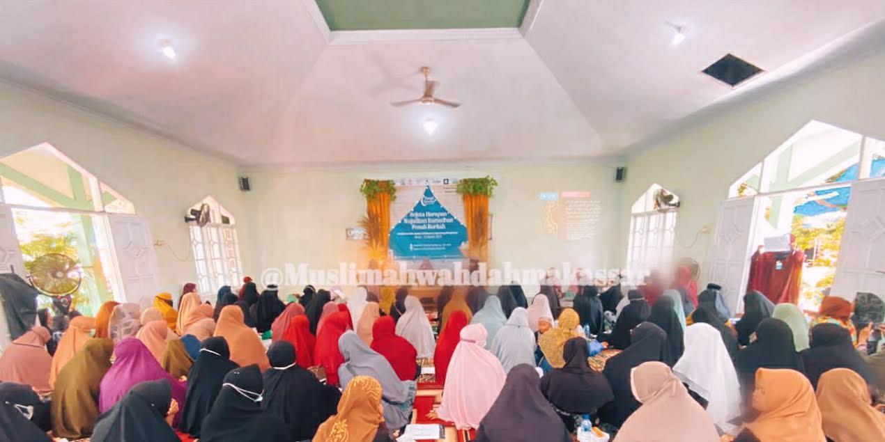 Sambut Ramadan, Serentak Muslimah di 15 Kecamatan Kota Makassar Hadiri Daurah Ramadan 1444 H
