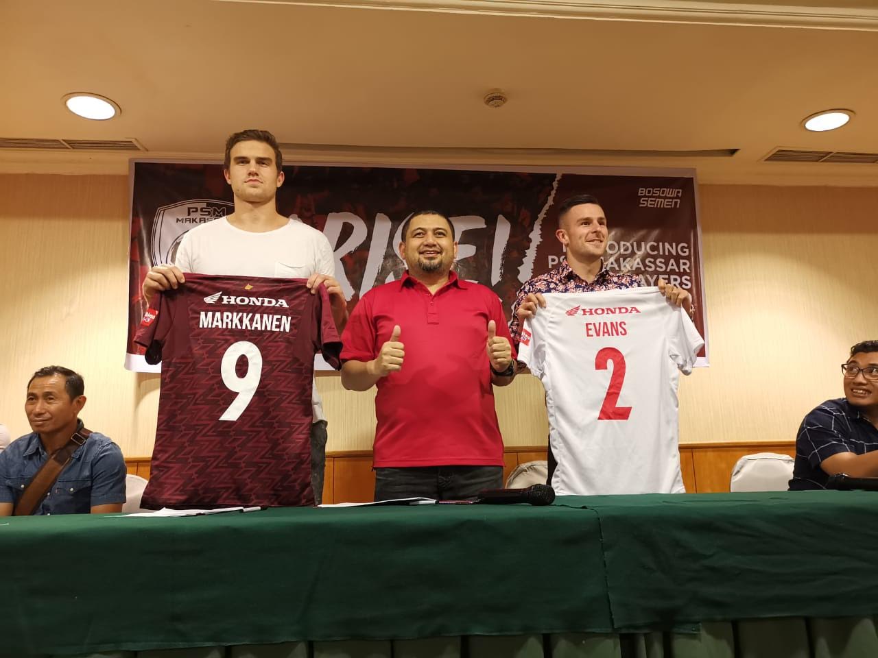 Aaron Evans Senang Bergabung dengan PSM Makassar, Ini Target dari CEO PSM di Liga 1 2019!