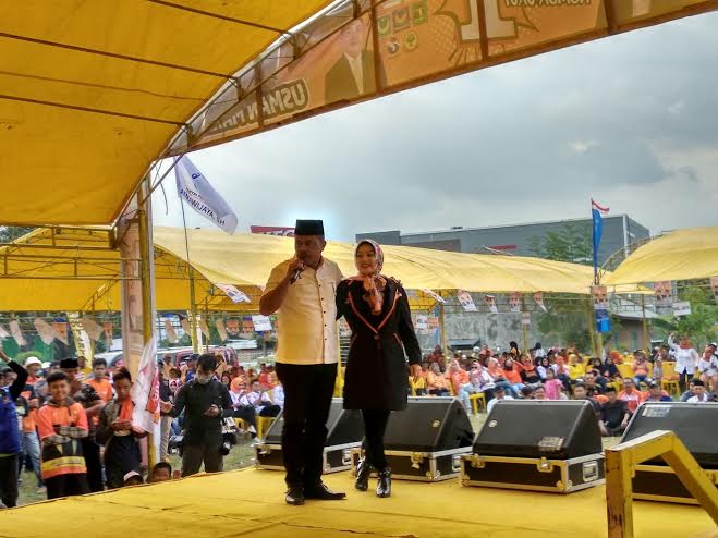 Pilkada Pinrang - Abdul Latif dan Usman Marham Janji Tangani Banjir