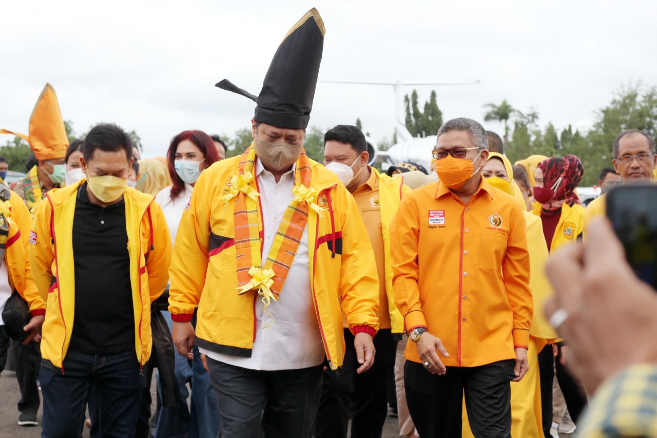 Agenda Ketum DPP Golkar Airlangga Hartarto di Sulsel Hari Ini, Rakornas Digelar Tertutup