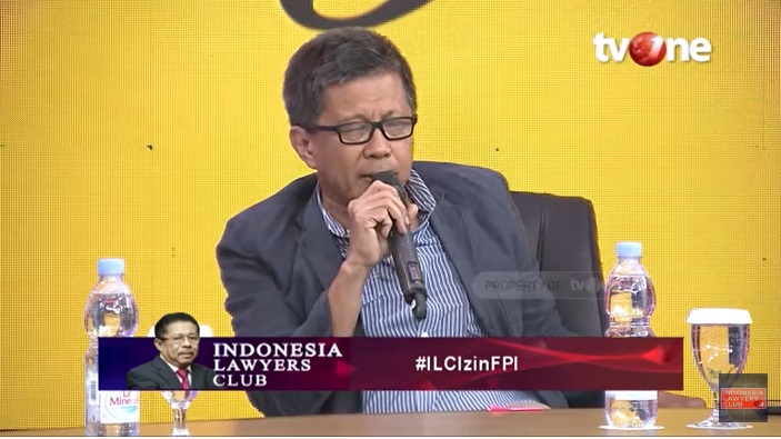Di ILC TV One Tadi Malam, Beraninya Rocky Gerung Sebut Presiden Tak Ngerti Pancasila dan Ormas FPI