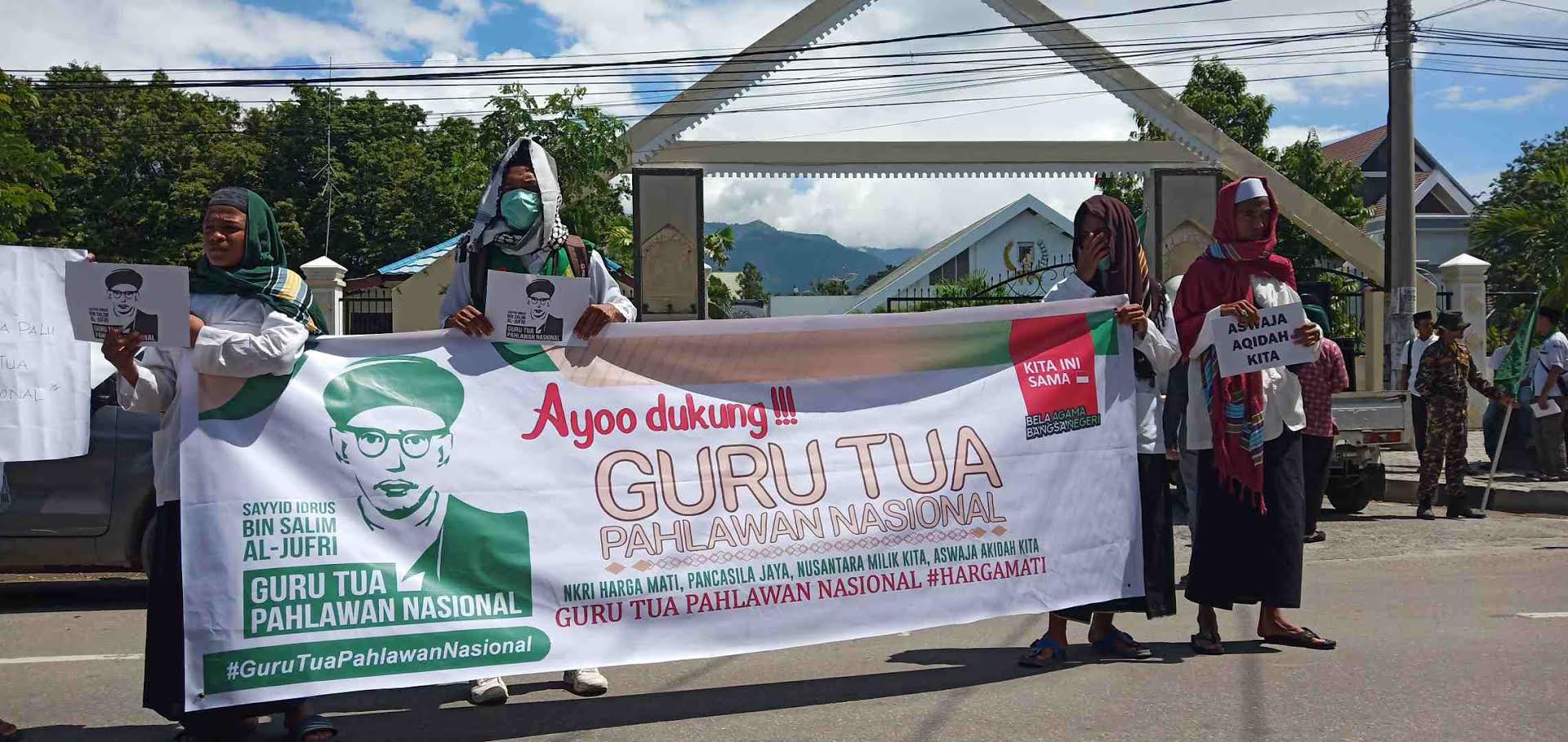 Warga di Palu Galang Dukungan Pemberian Gelar Guru Tua jadi Pahlawan Nasional