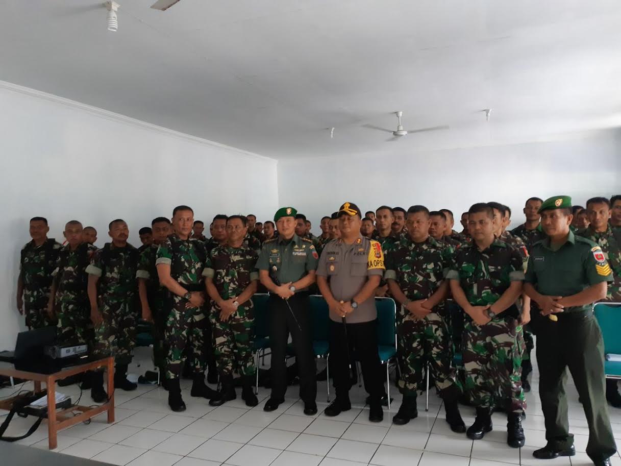 Letkol Arm Yuwono Pimpin Pembukaan Apel Danramil dan Babinsa Lingkup Kodim 1415 Selayar