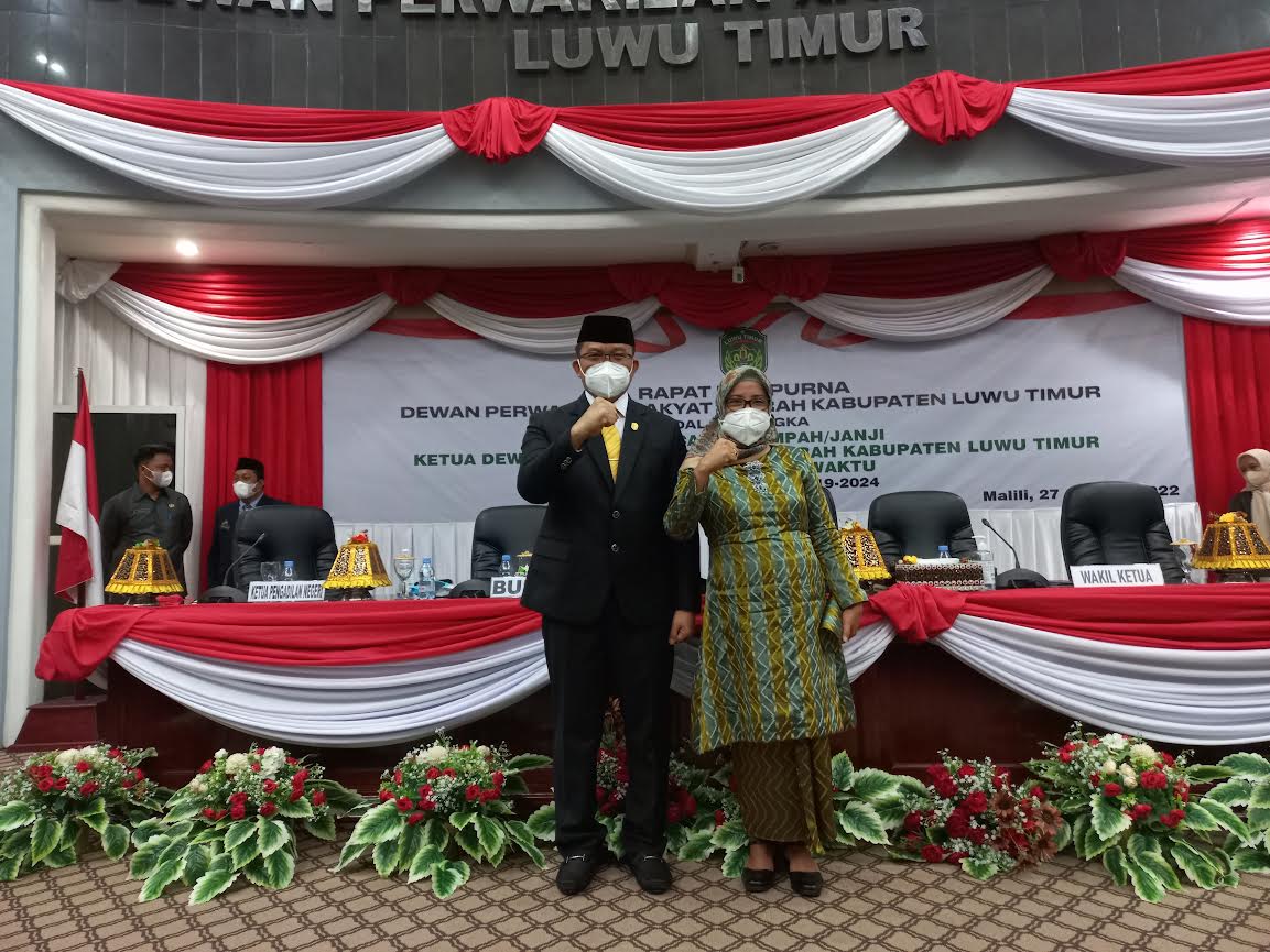 Aripin Resmi Jabat Ketua DPRD Luwu Timur