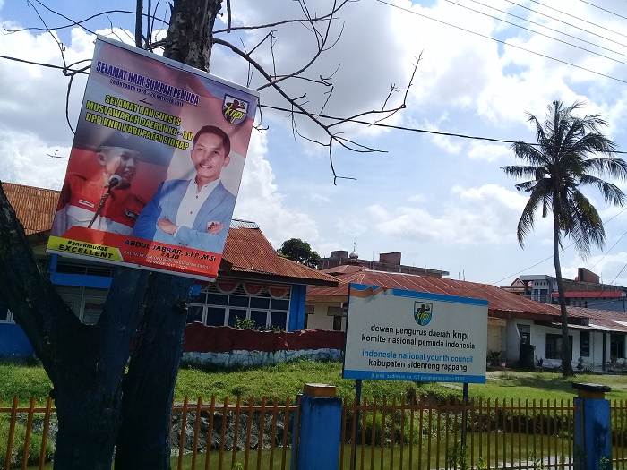 Calon Ketua KNPI Sidrap Ini Sebar Baliho Dimana-mana, Ternyata Ini Tujuannya