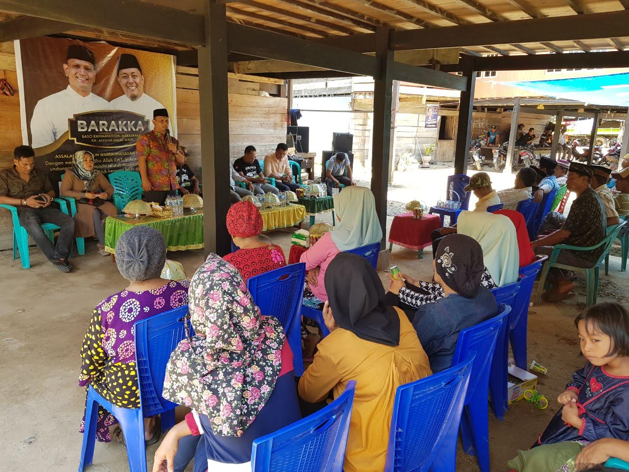 Warga Manyili Wajo Dukung Barakka