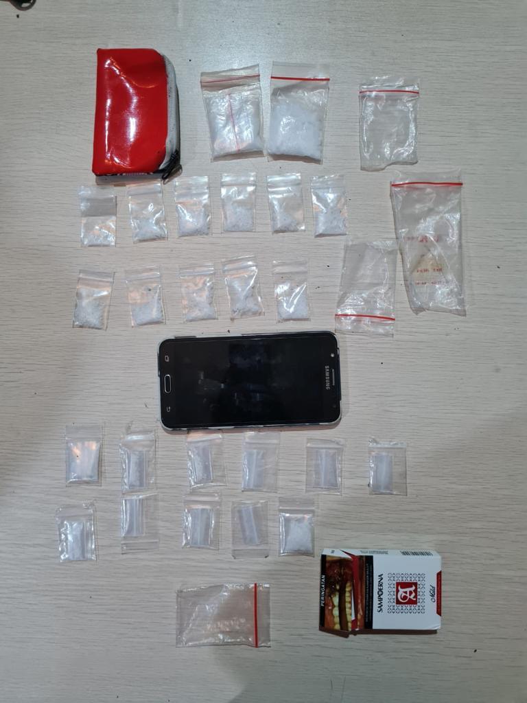 Polda Sulsel Tangkap Pria di Jl Kandea, Dompetnya Berisi Narkoba Jenis Sabu