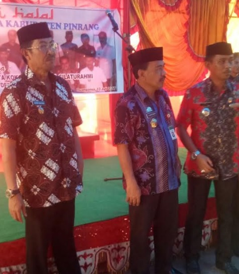 Di Acara Halal Bihalal, Sekda Pinrang Nyatakan Dukung Wabup Maju 01