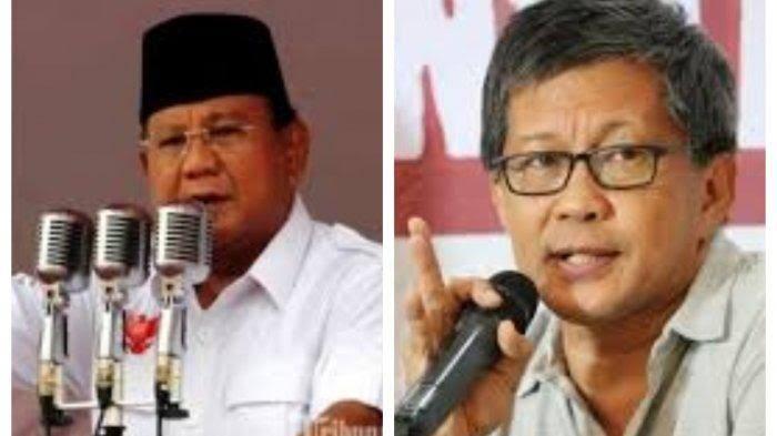 Beraninya Rocky Gerung Sindir Prabowo di Depan Sandiaga Uno, Hubungannya dengan Presiden Jokowi