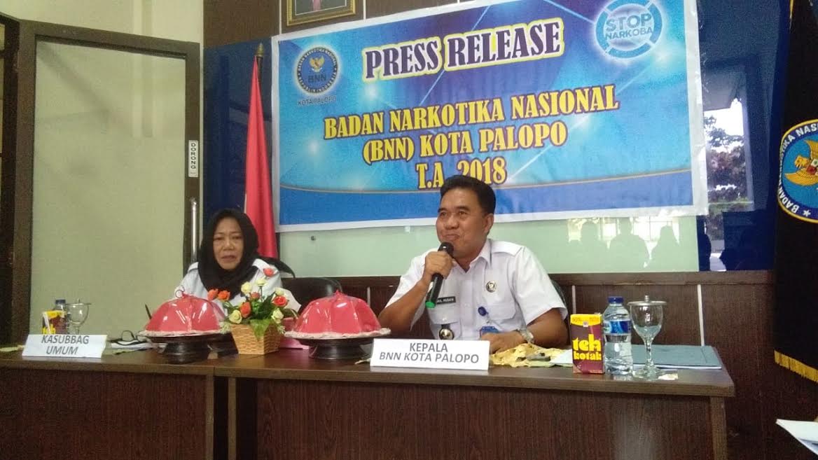 Selama 2018, BNN Palopo Amankan 21 Gram Sabu dan 10 Tersangka