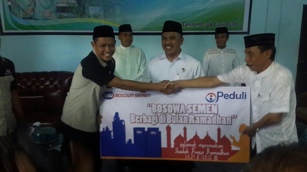 Bosowa Semen Sumbang 100 Sak di Kecamatan Camba dan Cenrana