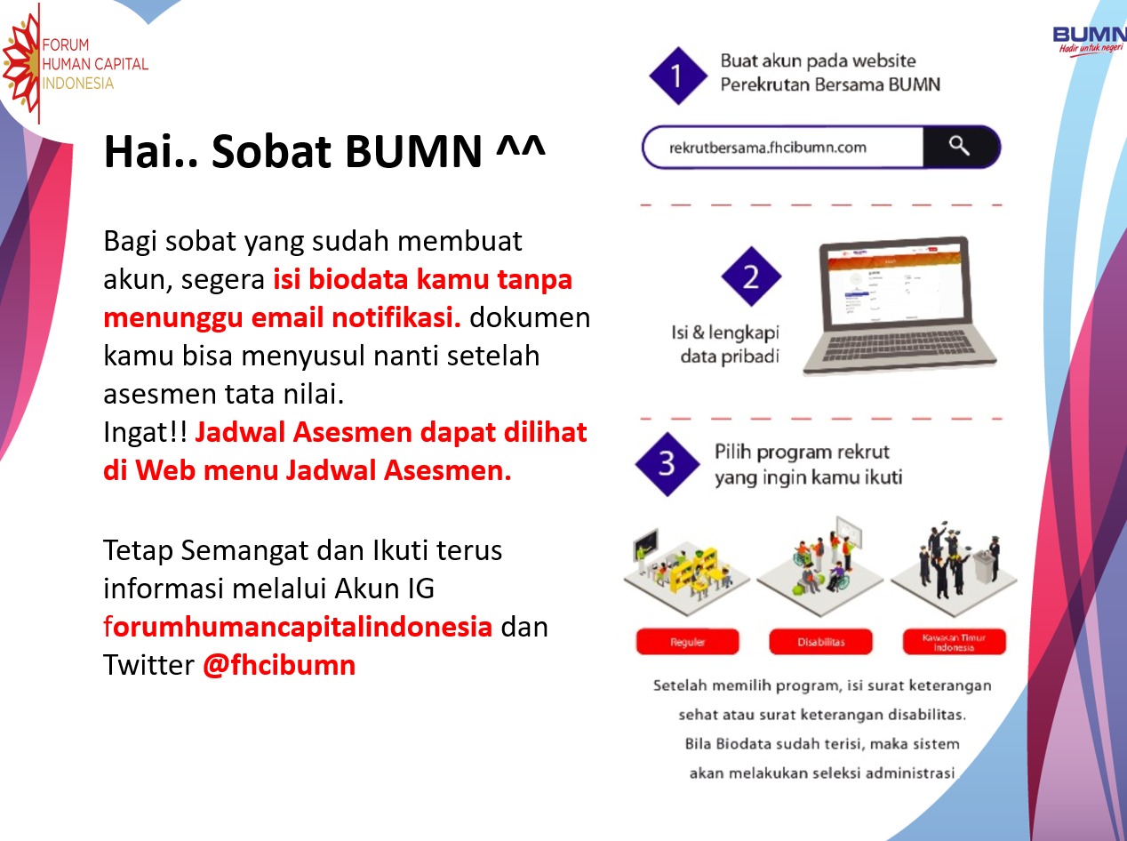 Bingung Daftar BUMN Rekrutmen 2019? Nih Cara Pendaftaran rekrutbersama.fhcibumn.com Biar Tak Keliru