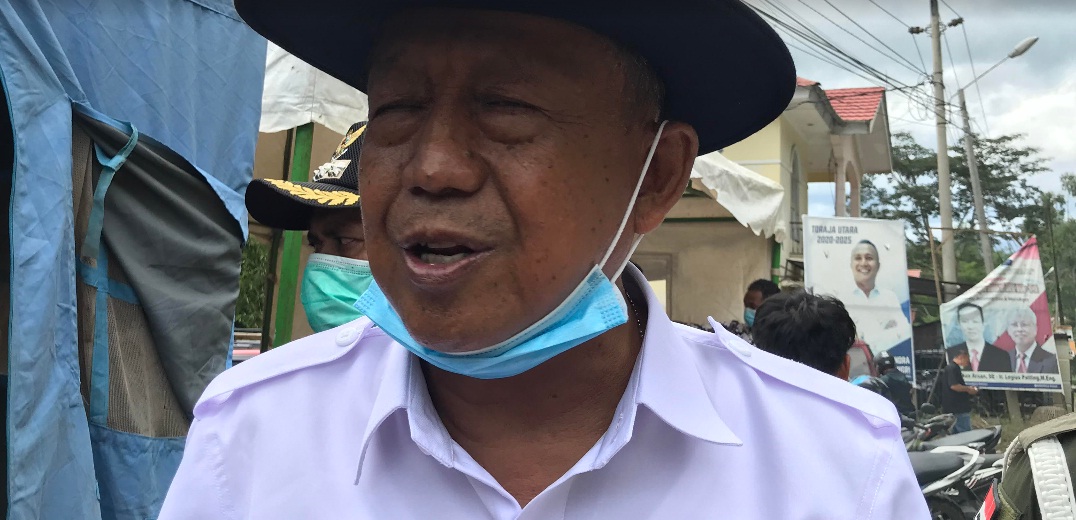 Bupati Toraja Utara Pesan Ribuan Masker Kain untuk Dibagikan ke Warga