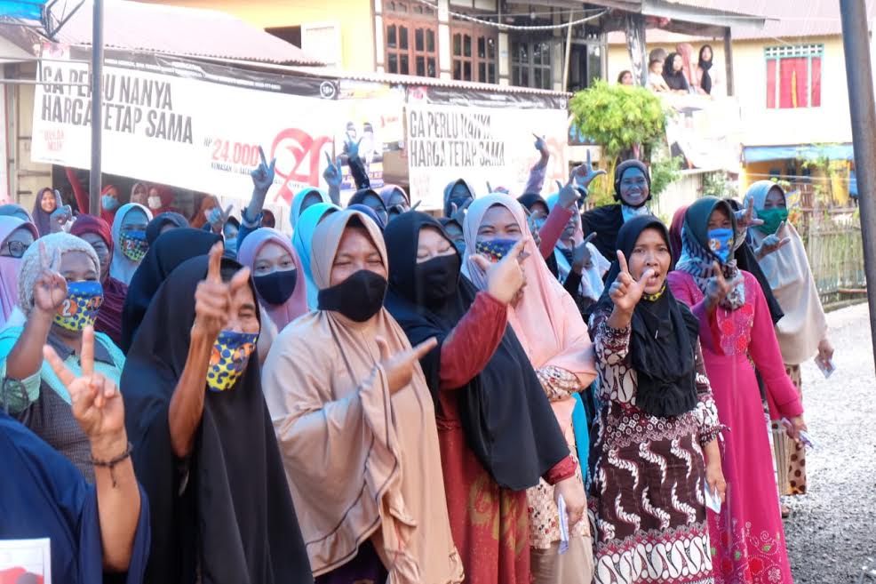 Sehari Sebelum Masa Tenang, Pasangan SS-AK Panen Dukungan di Sumpang Binangae