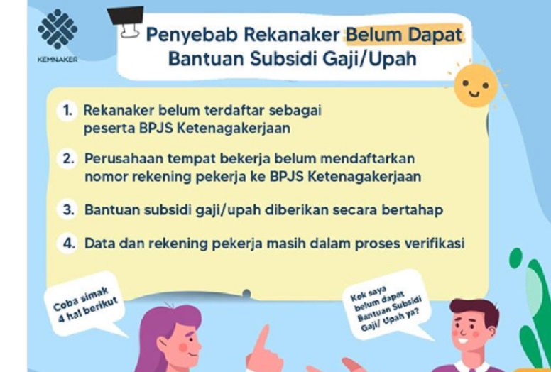 Cek Penyebab BLT Karyawan Rp 600 Ribu Gagal Cair ke Rekening, Login sso.bpjsketenagakerjaan.go.id