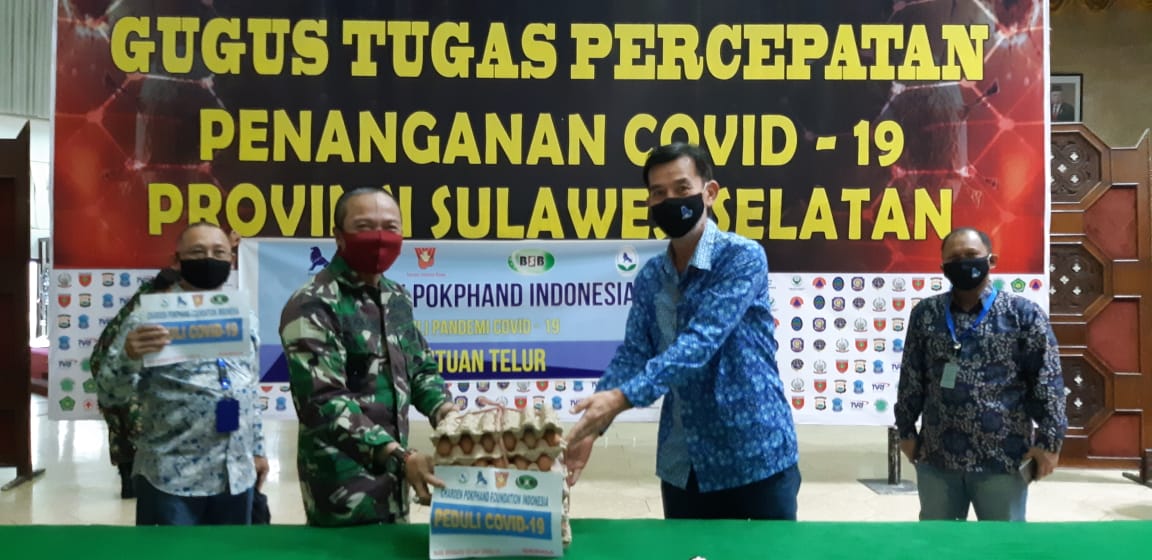 Charoen Pokphand Berikan Bantuan Telur untuk 9 Instansi di Sulsel