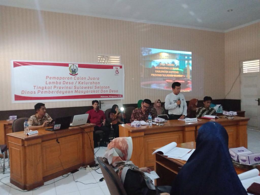 Desa Timusu Soppeng Masuk Nominasi Desa Terbaik di Sulsel