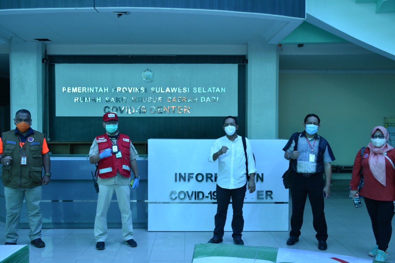 Direktur Mitigasi Bencana BNPB dan PMI Kunjungi RSKD Dadi Makassar