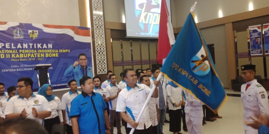 Sah! Ketua Komisi IV DPRD Bone Kembali Pimpin KNPI Bone 2018-2021