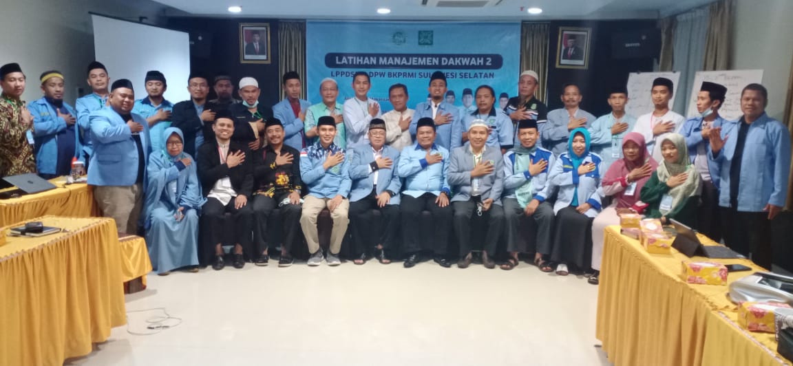 Perkuat Kaderisasi, BKPRMI Sulsel Gelar Latihan Manajemen Dakwah Level 2 di Asrama Haji Sudiang