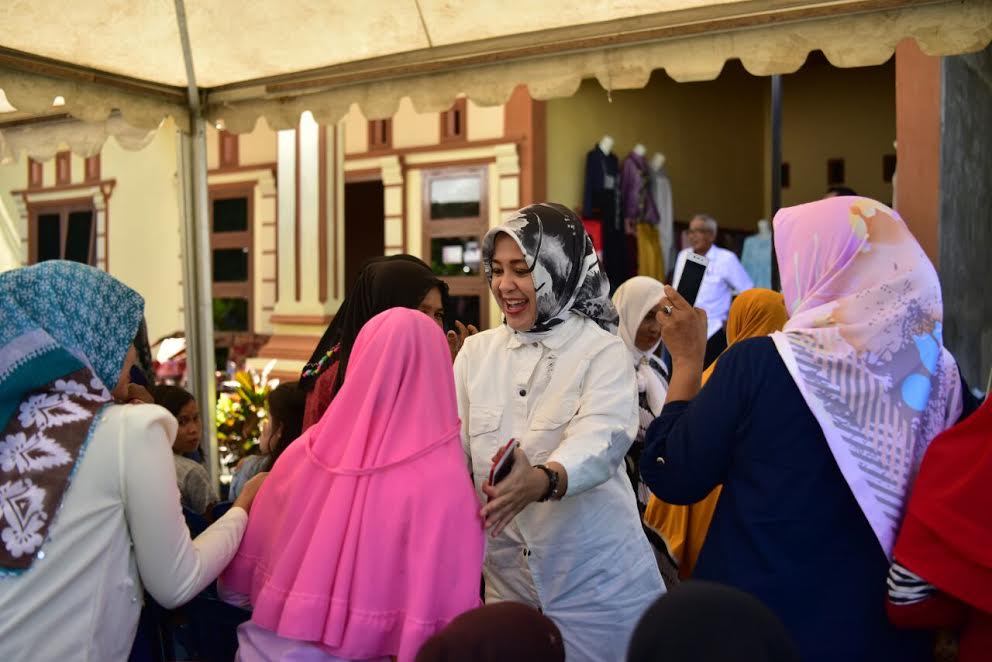 Sambangi Perbatasan Sidrap, Fatmawati Rusdi Janji Bakal Lakukan Ini