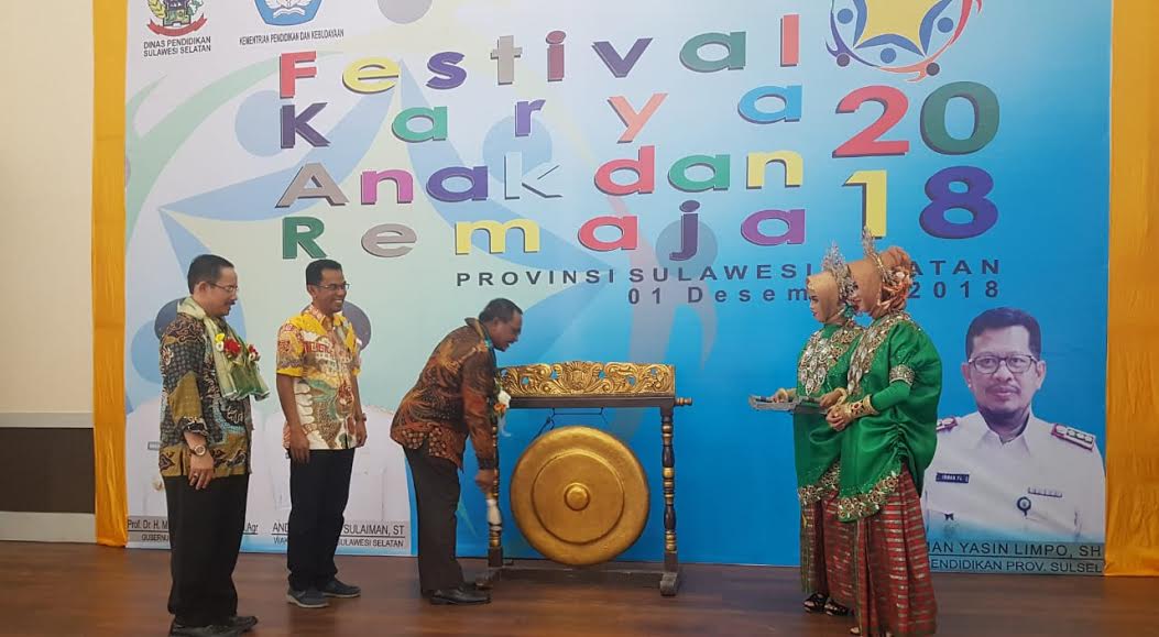 Di Kantor Disdik Sulsel, Kemendikbud RI Adakan Festival Karya Anak dan Remaja