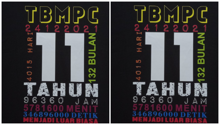 11 Tahun Berdiri, Berikut Deretan Kegiatan TBMPC