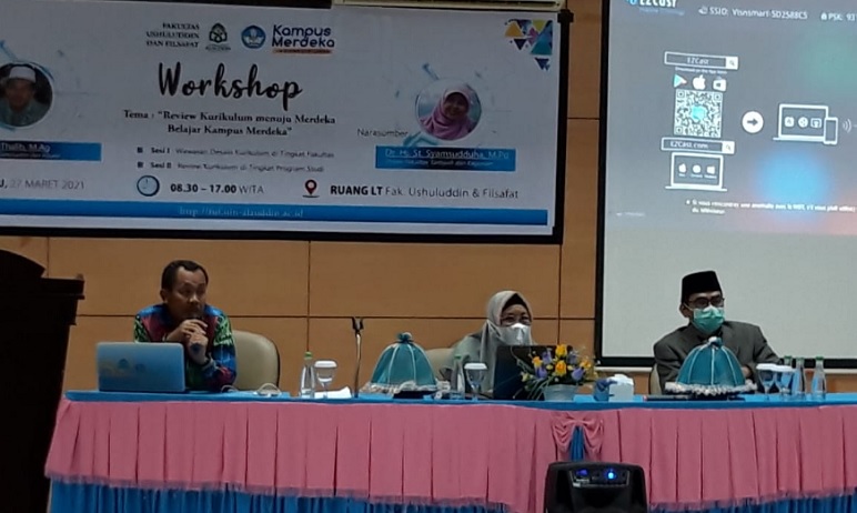 FUF UIN Alauddin Adakan Workshop Kurikulum Merespon Konsep Merdeka Belajar