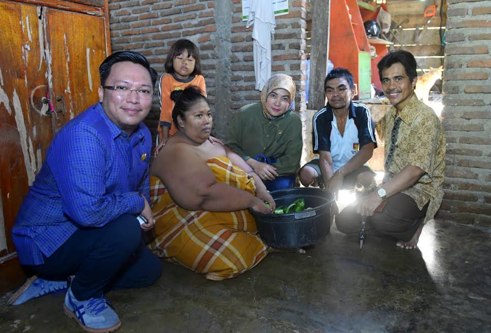 Aliyah Mustika Ilham Temui Warga Selayar yang Alami Obesitas, Berat Badan 155 Kg