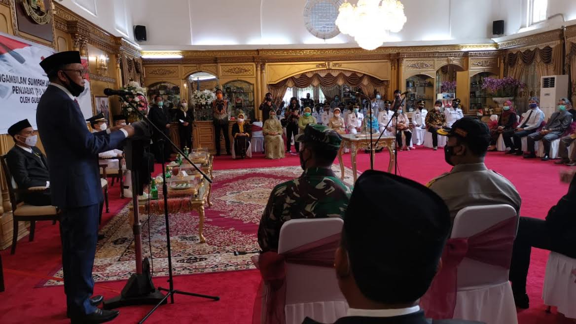 Nurdin Abdullah Titip Tiga Tugas Pokok Prof Rudy Sebagai Pj Wali Kota