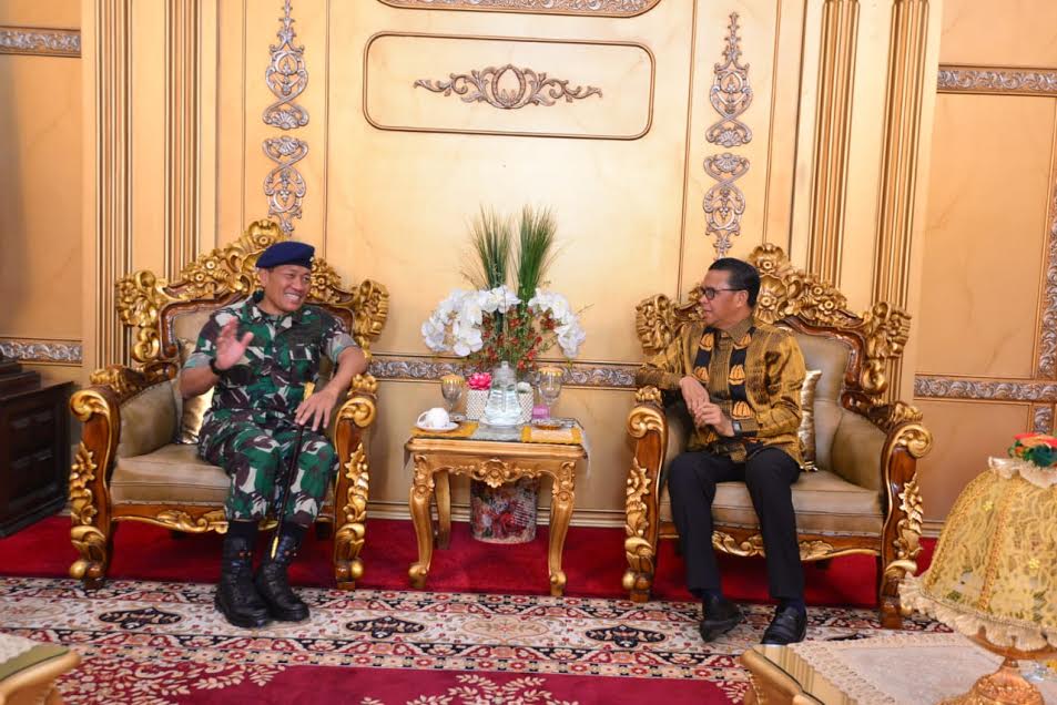 Pangkoopsau II Donny Ermawan Temui Gubernur Sulsel, Ini yang Dibahas