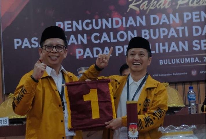 Dapat Nomor Urut 1 di Pilkada Bulukumba, JMS: Angka 1 Simbol Pemersatu dan Pemilik Gelar Juara