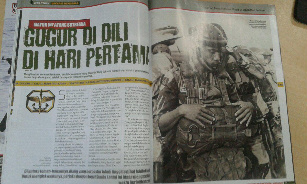 Kisah Heroik Letkol Anumerta Atang Sutresna Kibarkan Bendera Merah Putih Rebut Timor Timur